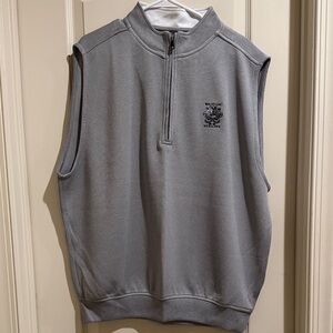 Foot joy Men's Gray Sleeveless Golf Sweater